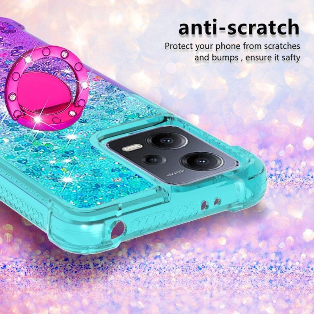 Telefoonhoesje voor Poco X5 5G Glitter Ringbeugel