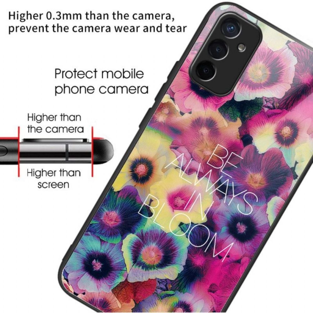 Telefoonhoesje voor Samsung Galaxy M13 Be Always In Bloom Gehard Glas